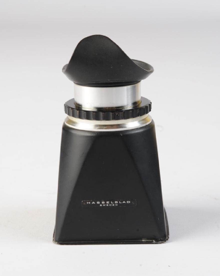 Hasselblad Magnifying Hood Chimney Finder: Provenance: From the estate of Dr. Milton T. Edgerton (1921 - 2018.) A trailblazing plastic surgeon, Dr. Edgerton joined the University of Virginia to found the Department of Plastic Surgery in 1970.