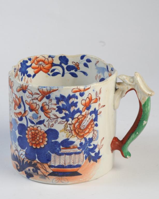 Large Mid 19th C. Mason's Ironstone China Mug (1 of 3)
