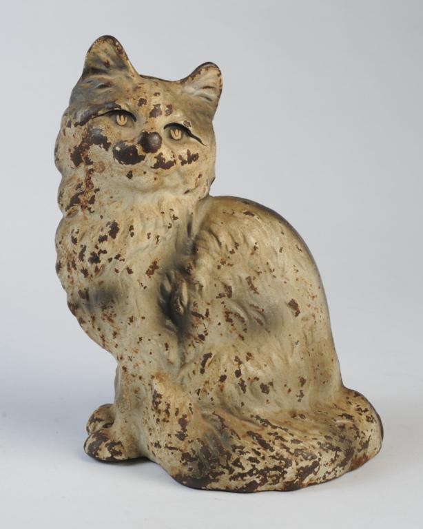 Cast Iron Painted Cat Doorstop (1 of 3)