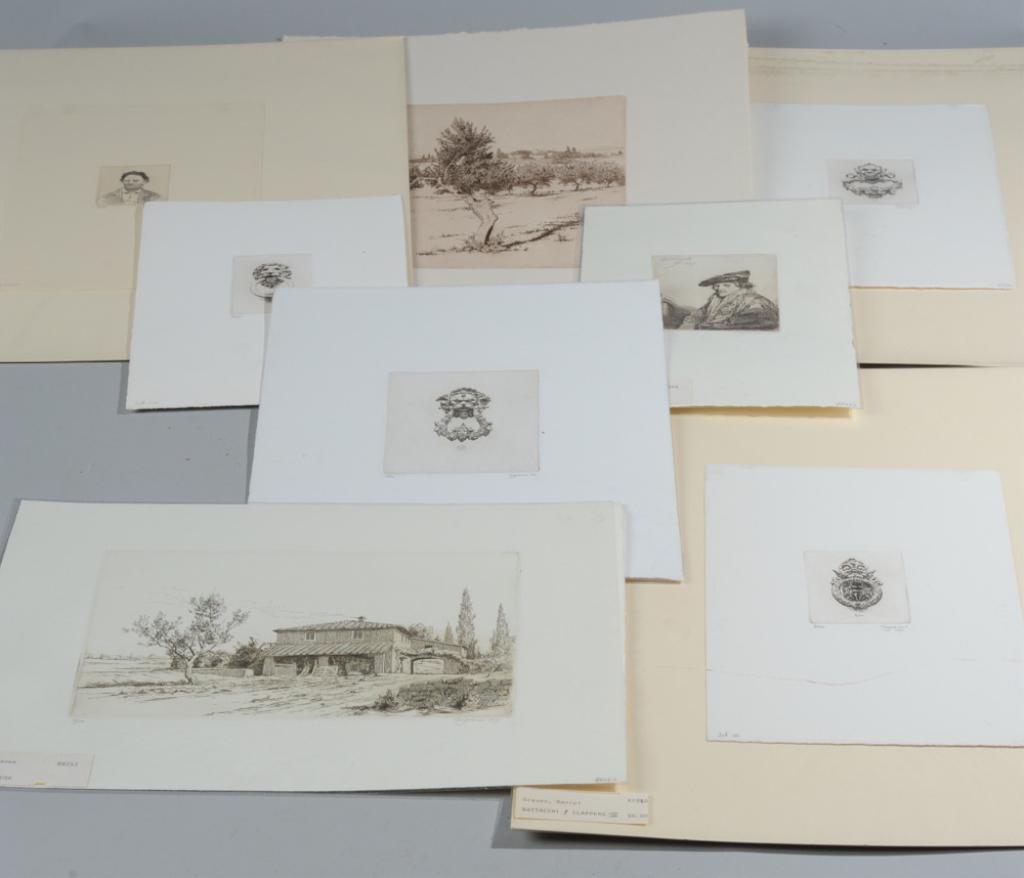 Eight Daniel Graves Etchings (1 of 5)