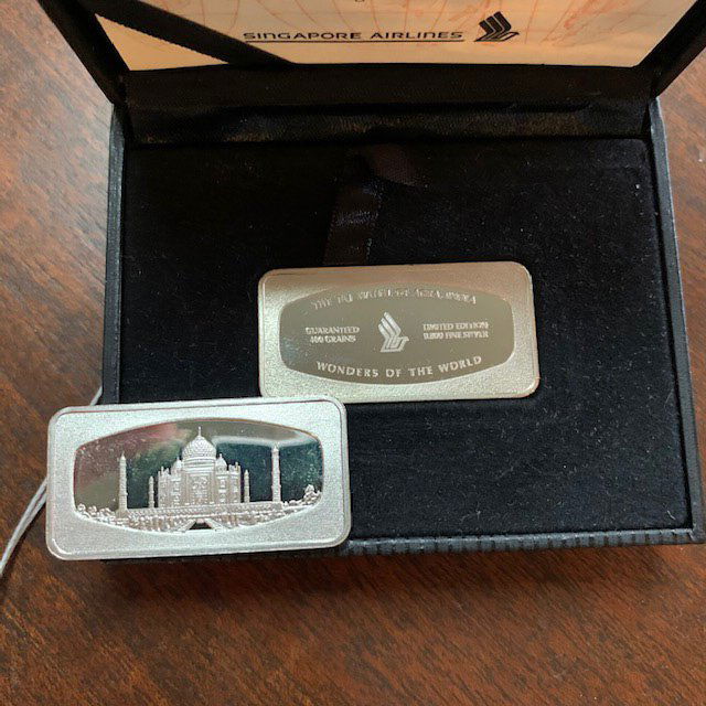 Two Taj Mahal .800 Silver Bars (1 of 1)