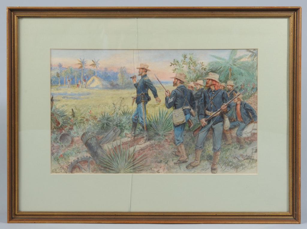 William Sheppard (1833 - 1912) Watercolor on Paper (1 of 3)