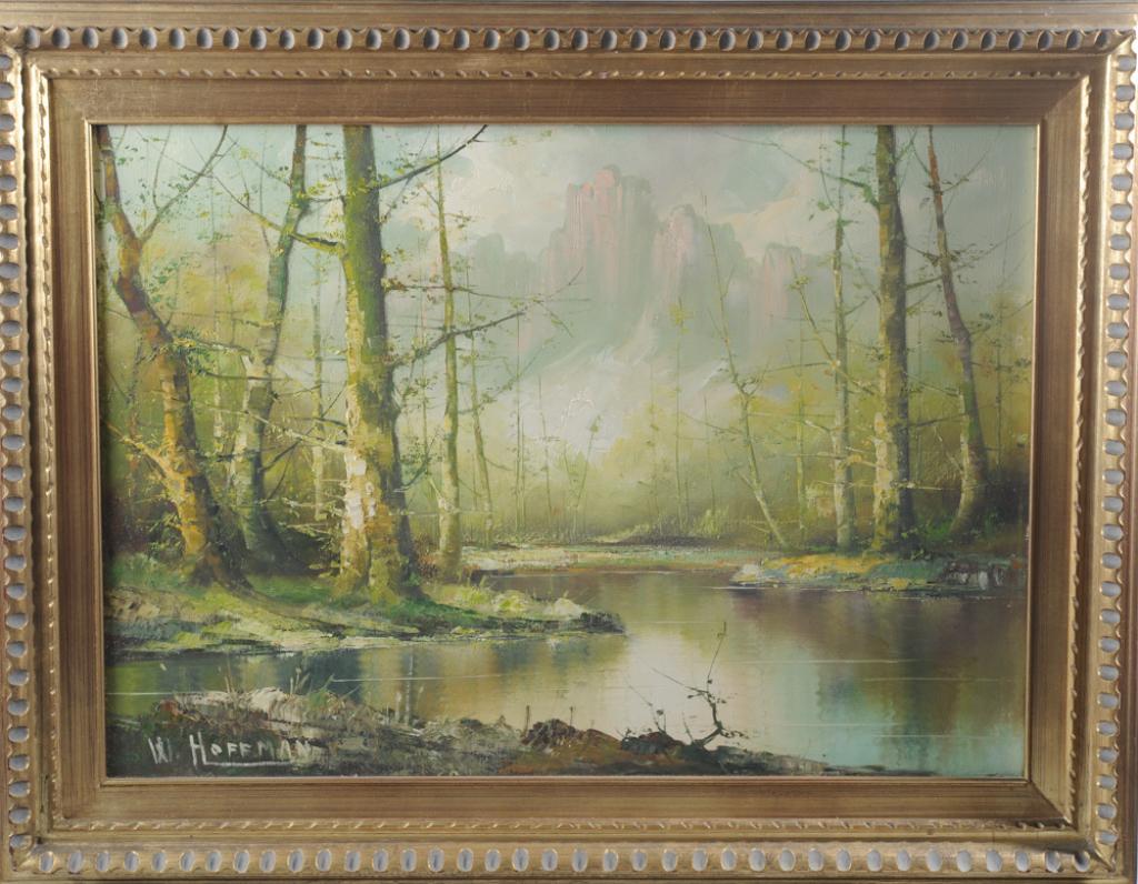 Oil on Canvas Landscape Signed Hoffman (1 of 2)