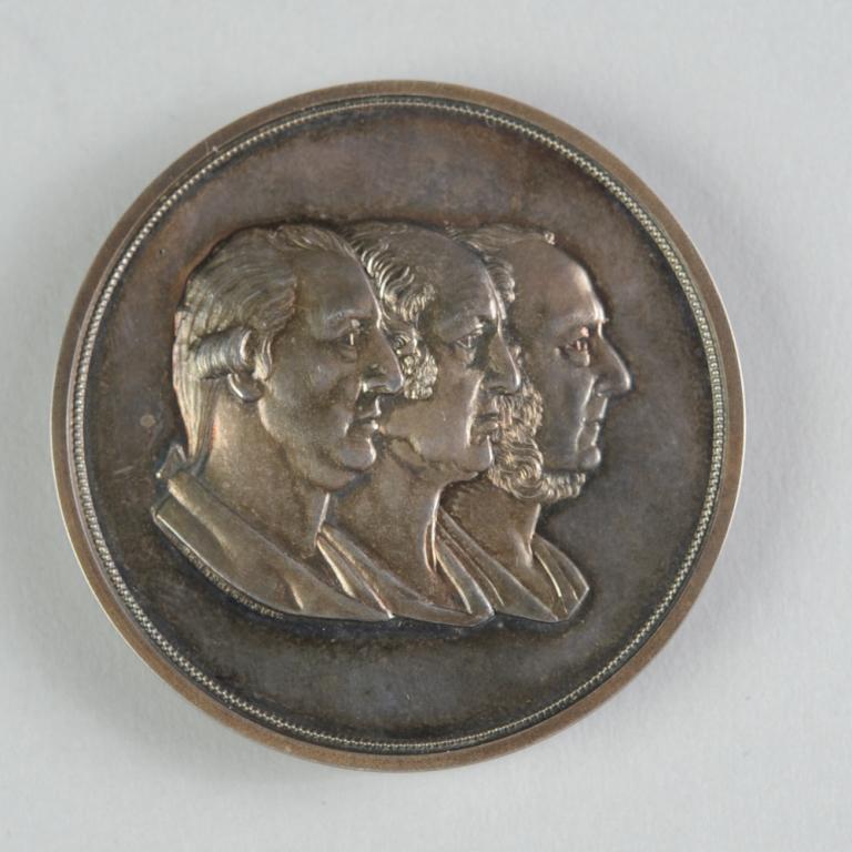 "The Times" 1885 Centenary Silver Medal (1 of 3)