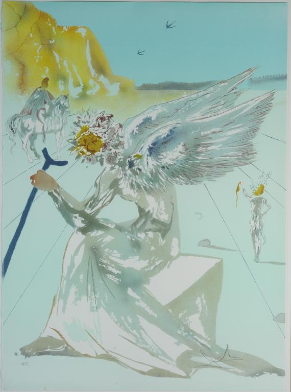 Salvador Dali Signed  Lithograph, Helen of Troy (1 of 3)