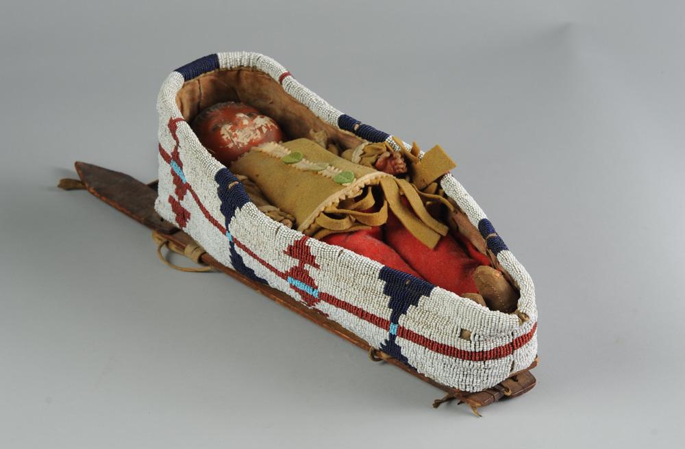 Beaded Toy Cradleboard Native American (1 of 5)