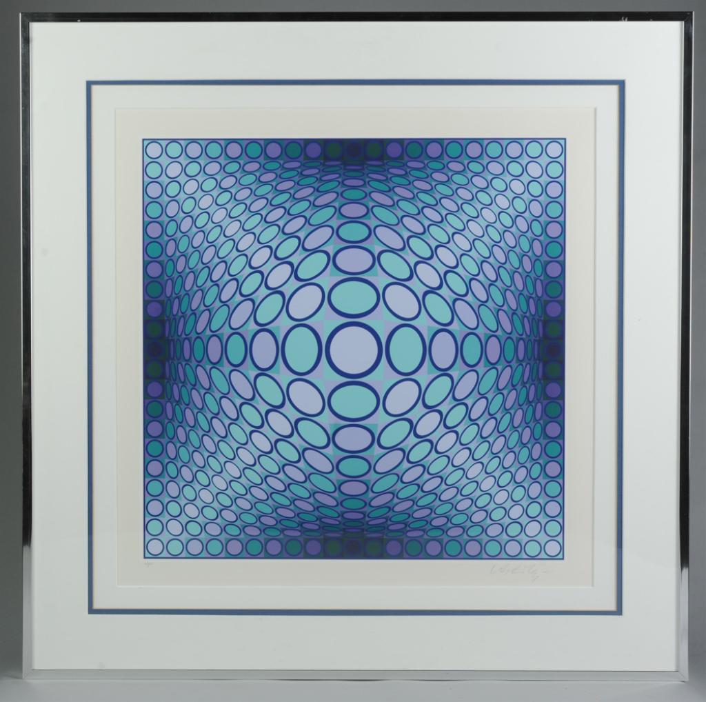 Victor Vasarely Signed Original Serigraph (1 of 2)