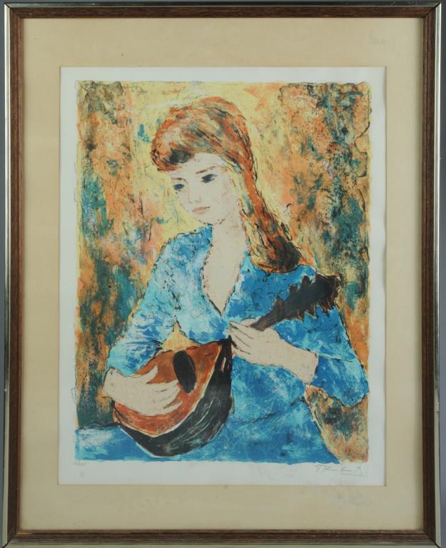 Signed Bertoldo Taubert (1915 - 1974)  Lithograph (1 of 3)