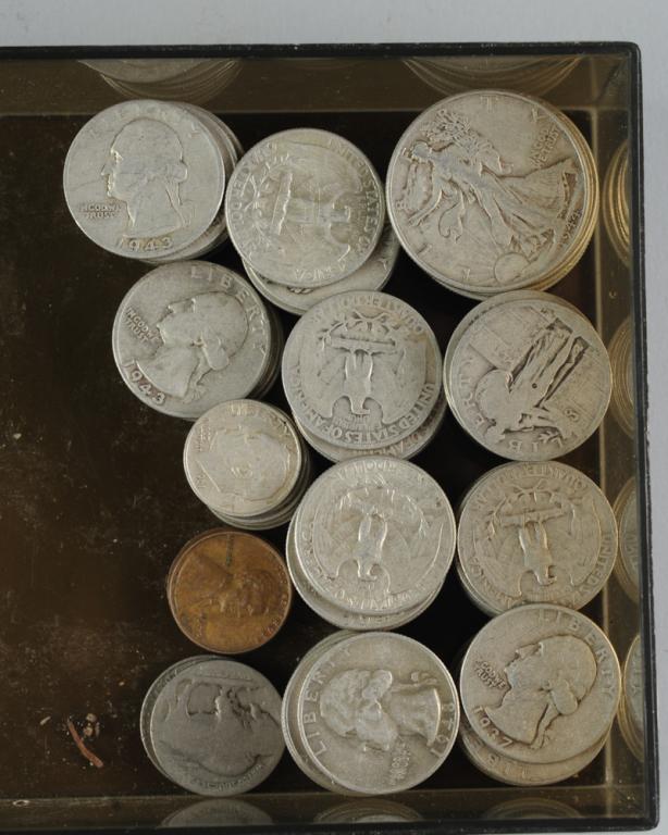 Large Mixed Lot Pre-1965 US Coins (1 of 2)