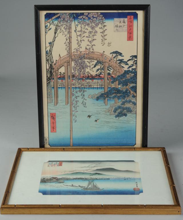 2 Utagawa Hiroshige Japanese Woodblock Print (1 of 3)