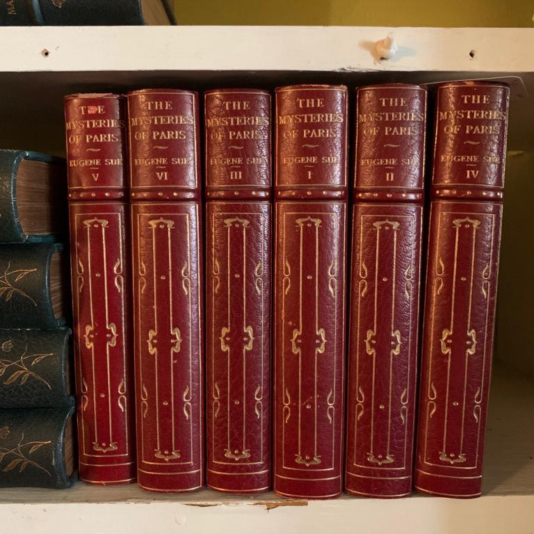 Eugene Sue Mysteries of Paris 6 Volumes Complete (1 of 2)