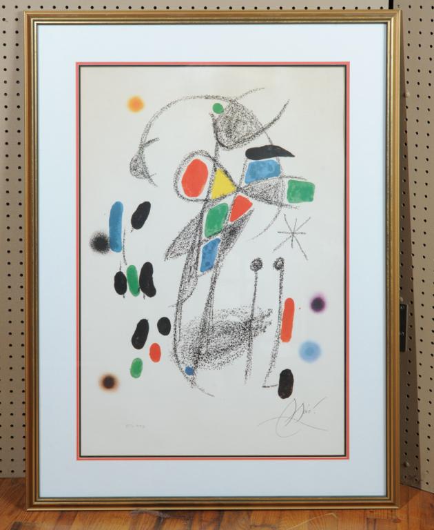 Joan Miro (1893-1983) Limited Edition Offset Print (1 of 2)