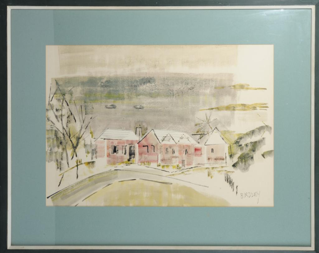 Alfred Birdsey (1912 - 1996) Watercolor on Paper (1 of 2)
