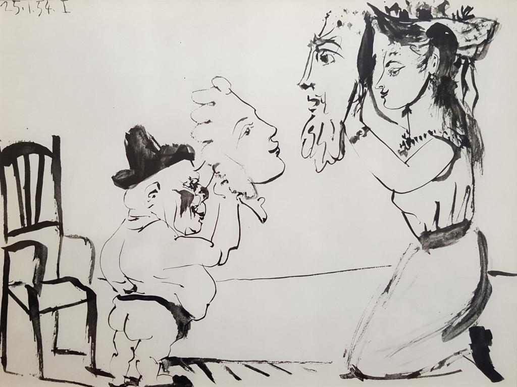 After Pablo Picasso (1881-1973) La Comedie Humaine (1 of 5)