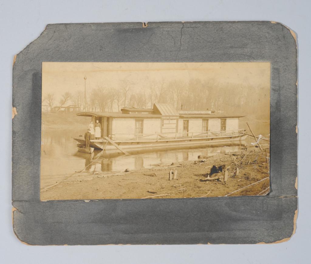 Early Photo of a Photo Studio on a Barge (1 of 3)