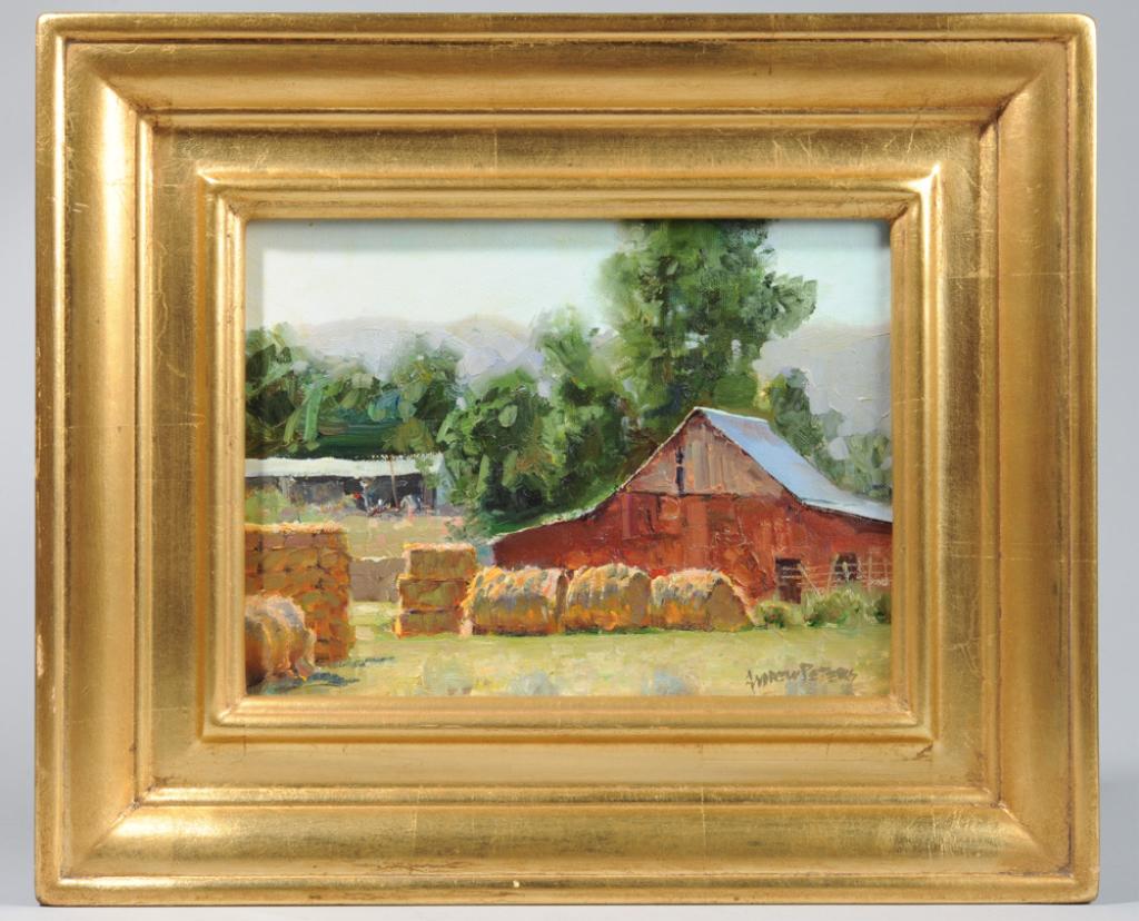 Andrew Peters (b. 1954) Oil on Board Farm Scene (1 of 4)