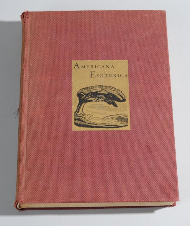 "American Esoterica" Illustrated by Rockwell Kent: "American Esoterica" published 1927 by Macy-Masius, with illustrations by Rockwell Kent and a forward by Carl Van Doren, number 88 from an edition of 3000, in as-found condition.