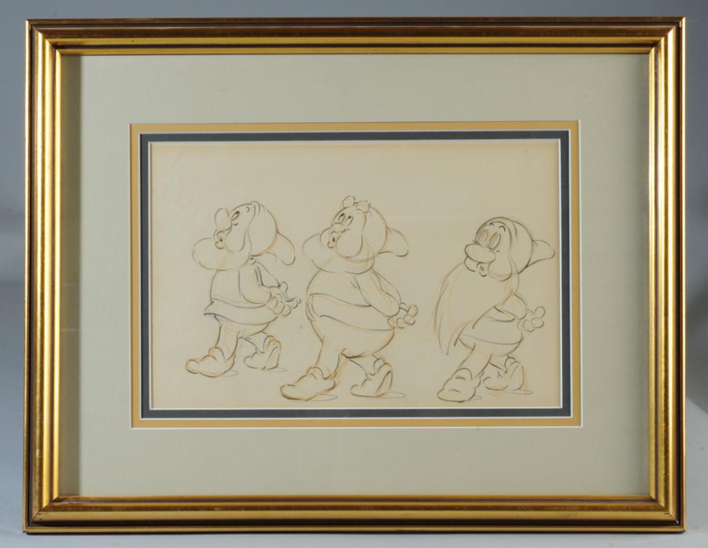 Disney Snow White Original Production Drawing (1 of 2)