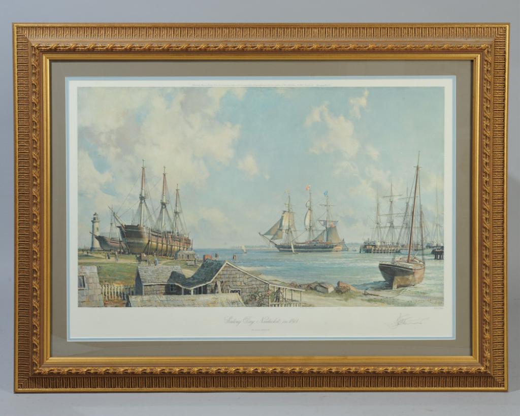 John Stobart (b. 1929) Signed Lithograph Nantucket (1 of 1)