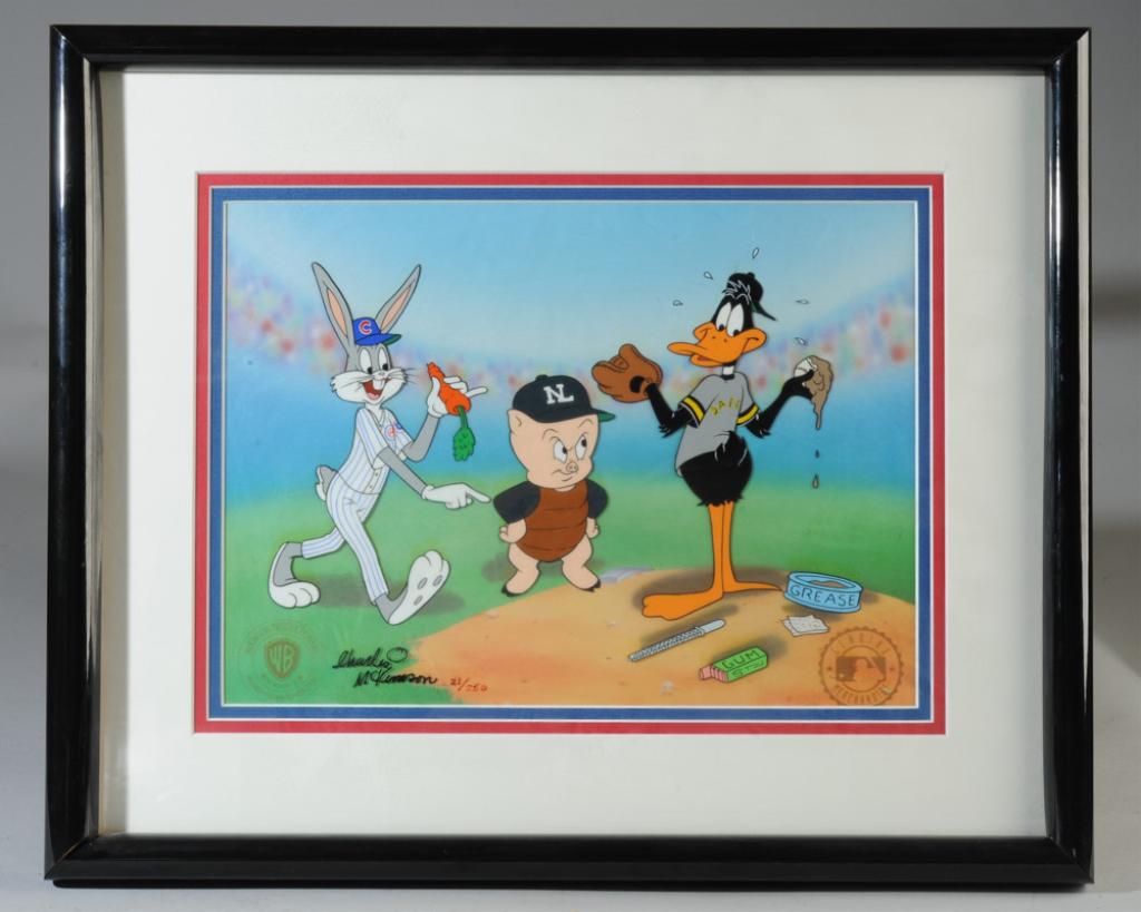 Two Looney Tunes Baseball Team Series Cels (1 of 5)