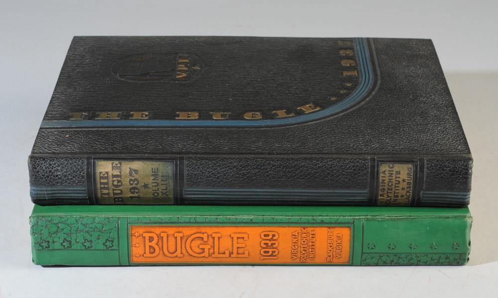 1937 & 1939 "The Bugle" Virginia Tech Yearbook (1 of 3)