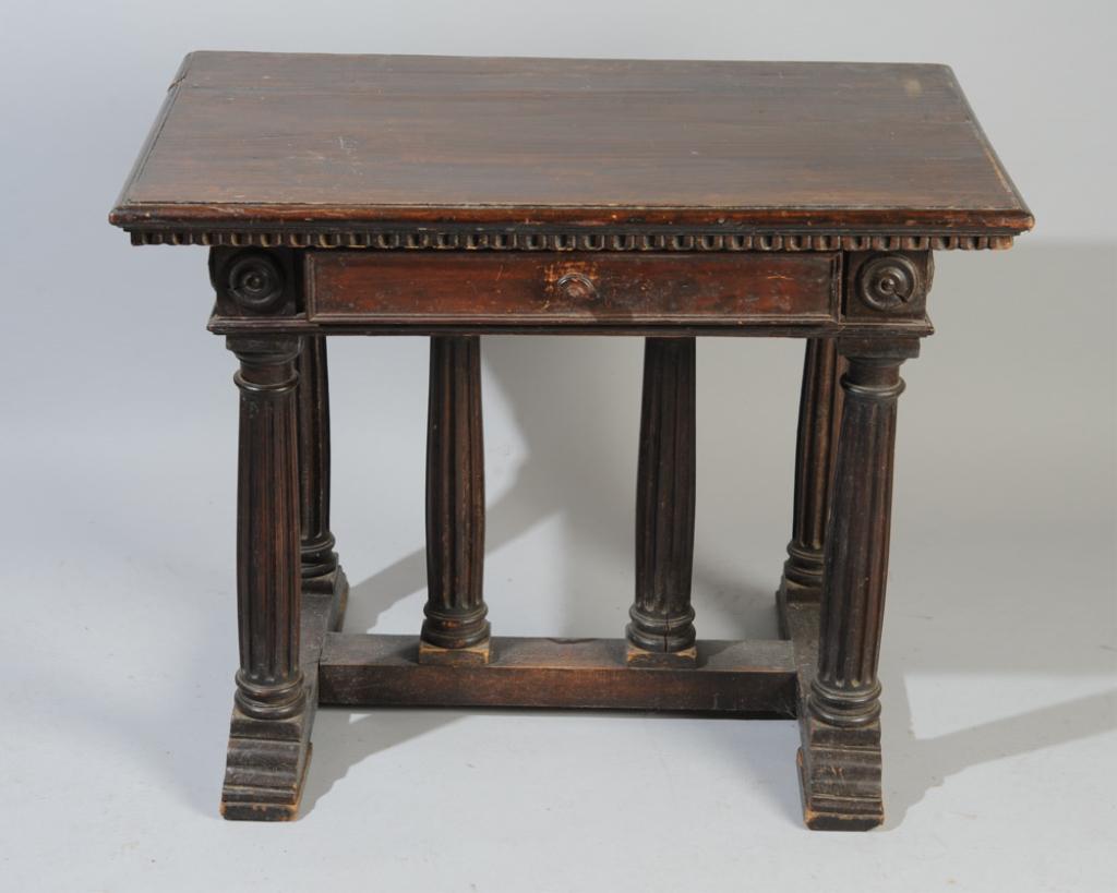 Early 20th C. Jacobean Style Pedestal Table (1 of 4)
