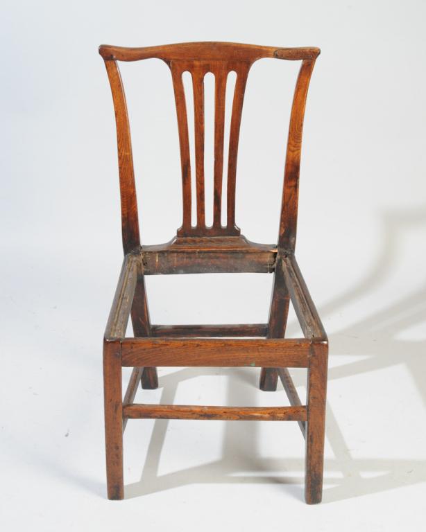 L 18th C Scottish Mahogany Chippendale Style Chair (1 of 3)