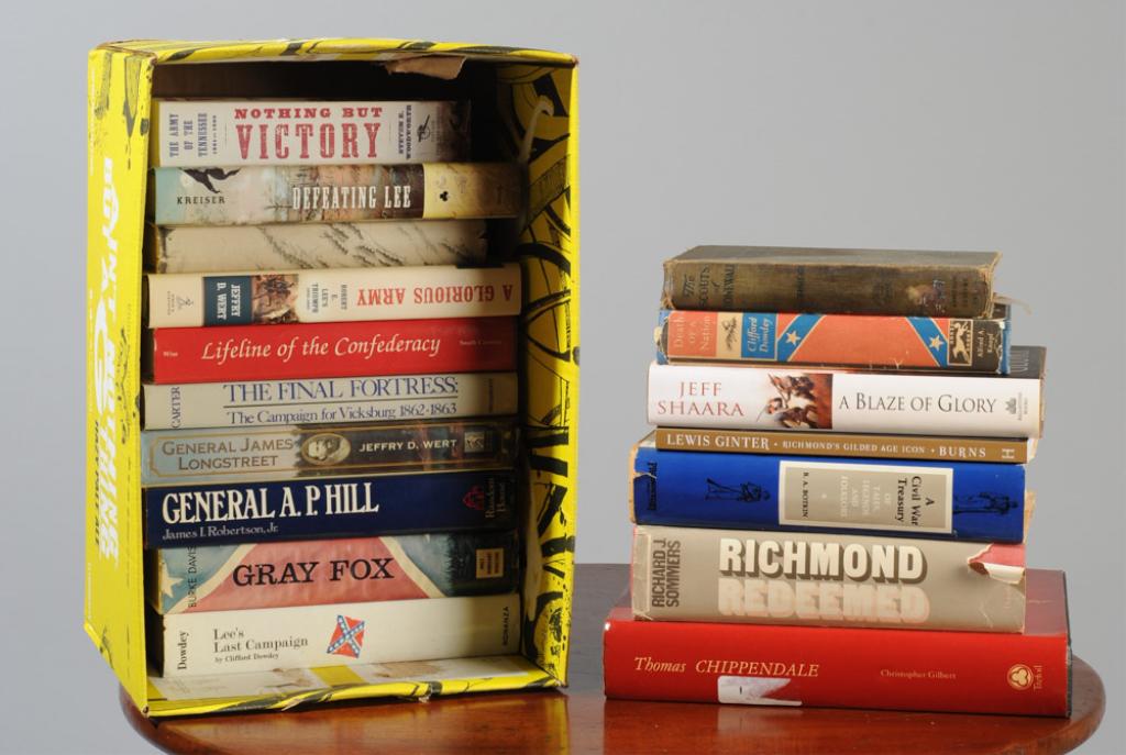 Box Lot of Books, Civil War etc. (1 of 1)