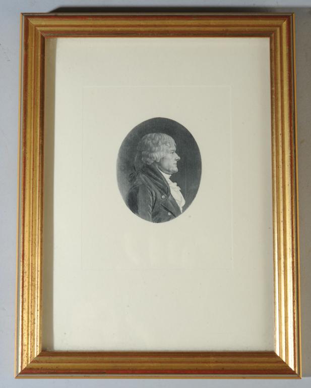 Charles Saint-Memin Portrait of Thomas Jefferson (1 of 2)