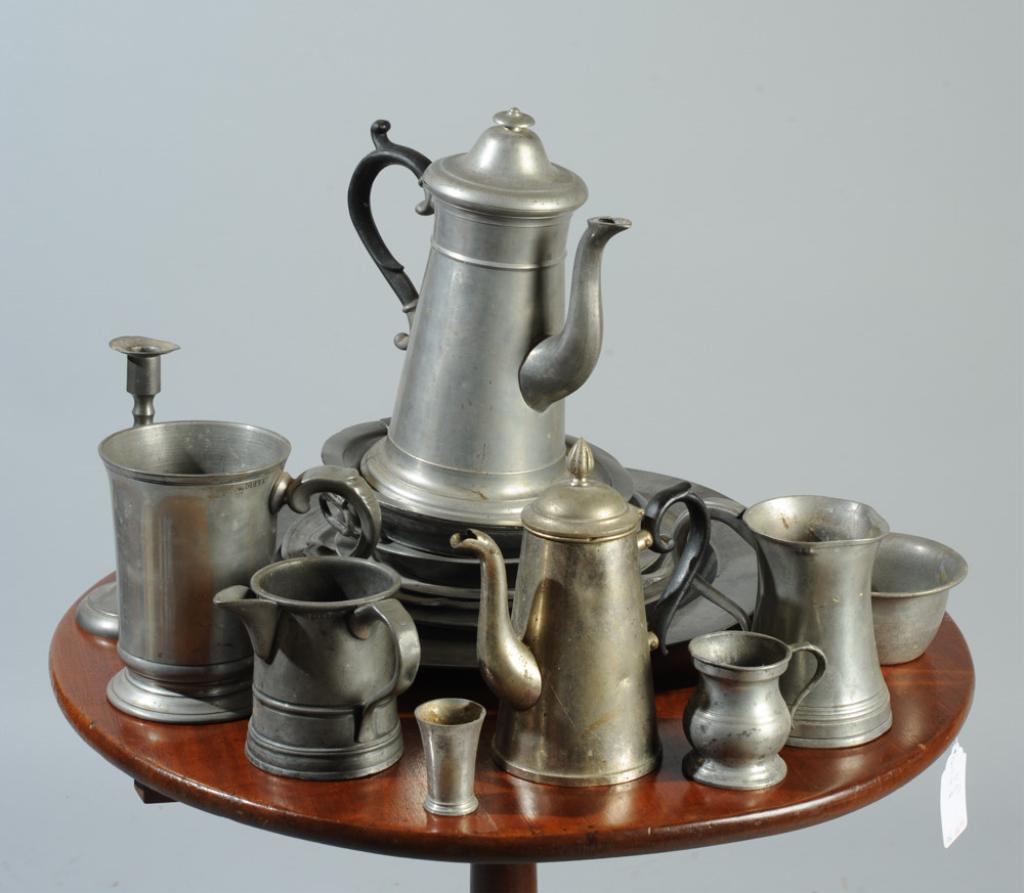 Mixed Grouping Vintage & Antique Pewter (1 of 2)