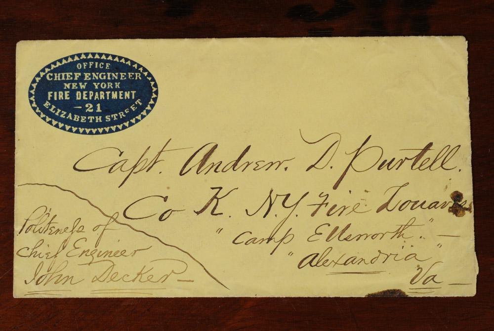 Civil War Cover NY Fire Dept Zouaves (1 of 2)