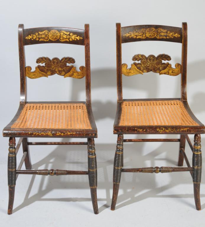Two 19th C. Fancy Chairs (1 of 1)