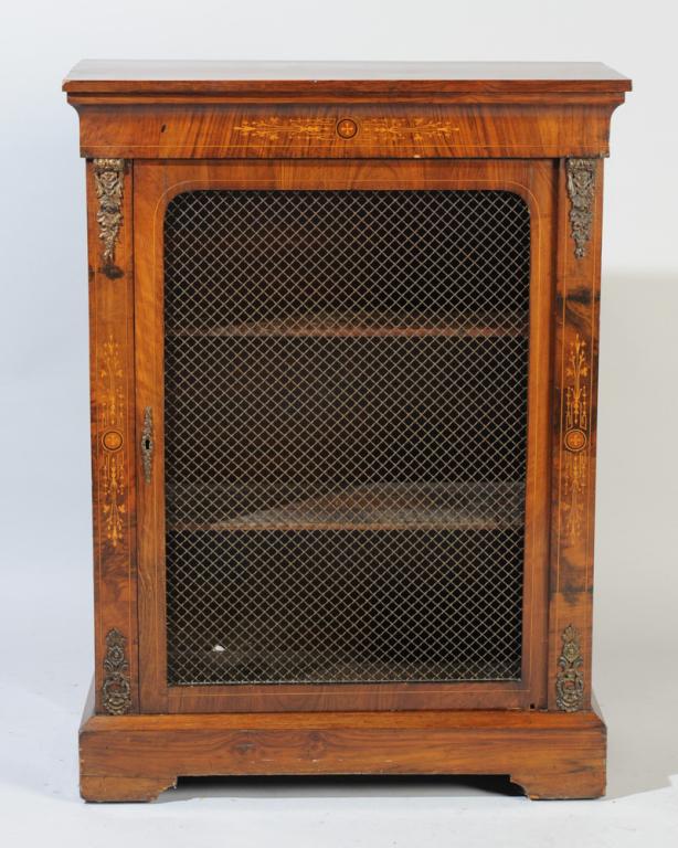 19th C. Rosewood Ormolu Mount Pier Cabinet (1 of 6)