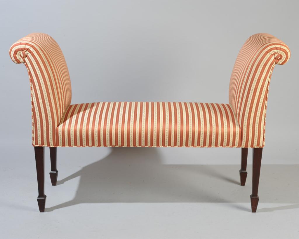 Antique Hepplewhite Style Window Bench (1 of 2)