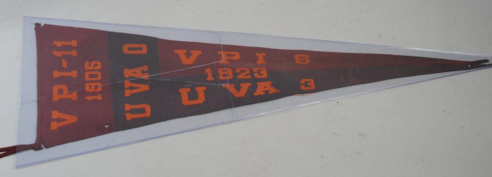 1905, 1923 Virginia Tech Vs. UVA Football Pennant (1 of 10)