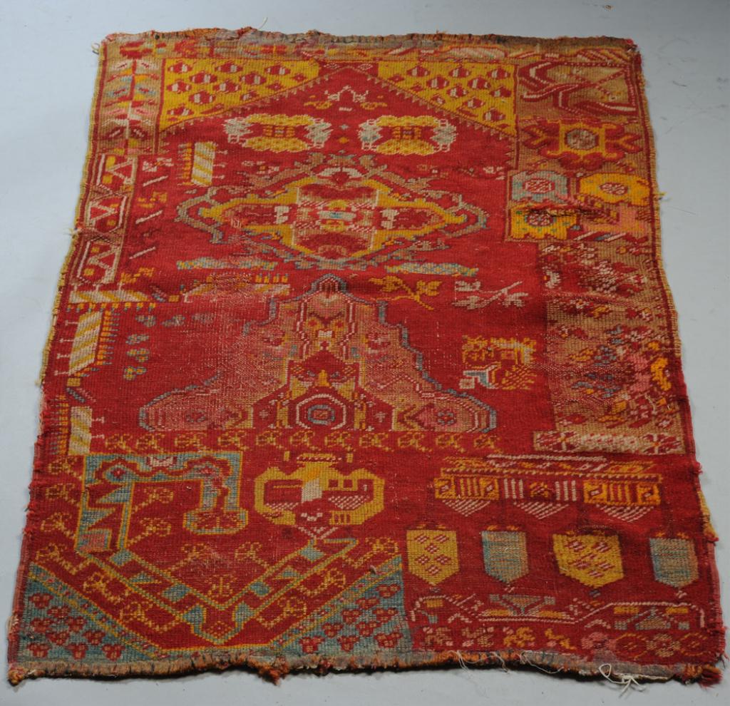Rare Antique Turkish Wagireh (Sampler) Rug (1 of 2)