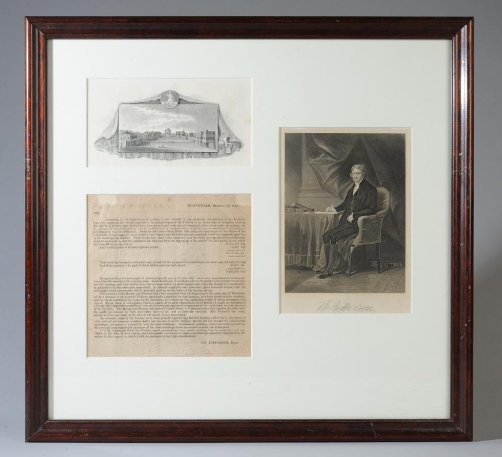 Thomas Jefferson 1822 UVA  Annual Report (1 of 4)