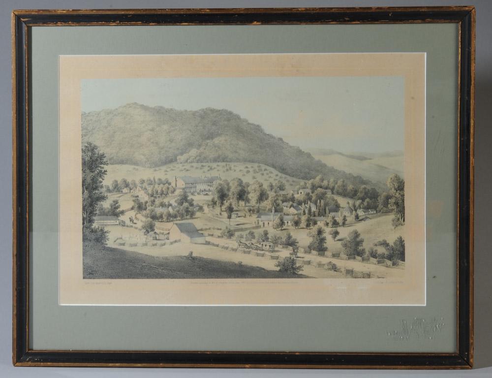 Edward Beyer Lithograph from Album of Virginia (1 of 5)