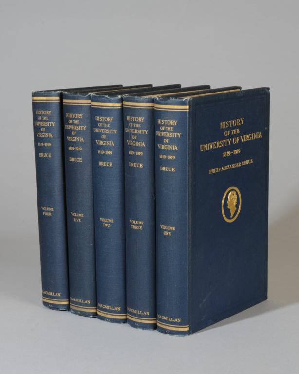 Scarce 5-Vol History of the University of Virginia (1 of 5)