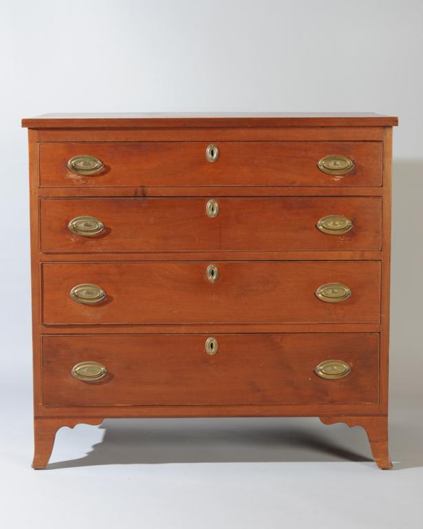 Antique Mahogany Federal Style Chest of Drawers (1 of 14)