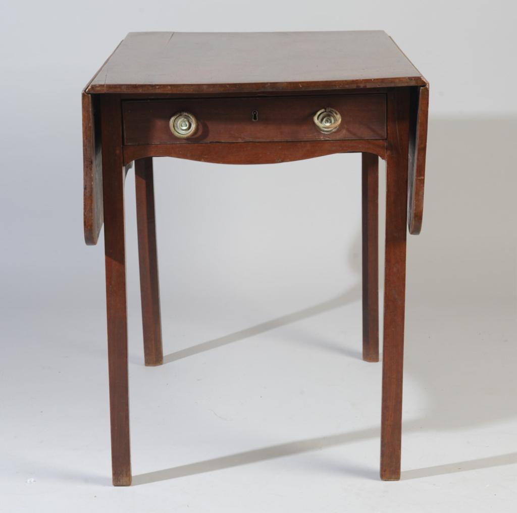 Antique English Mahogany Pembroke Drop Leaf Table (1 of 4)