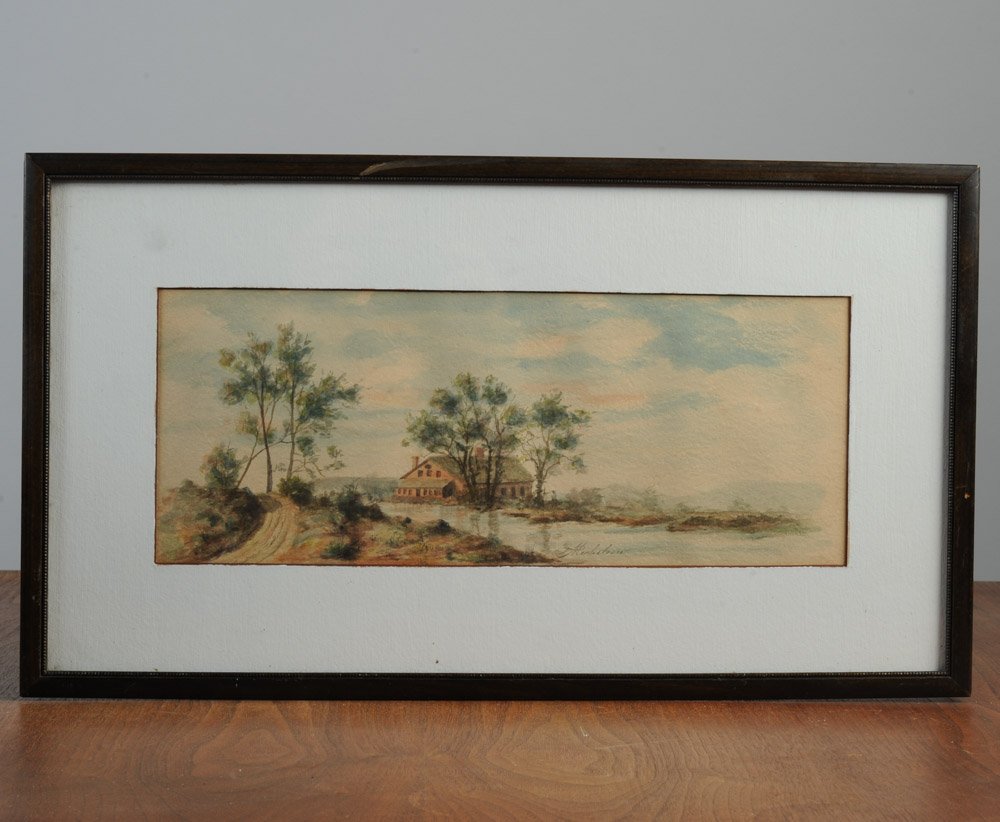 19th C Watercolor (1 of 3)