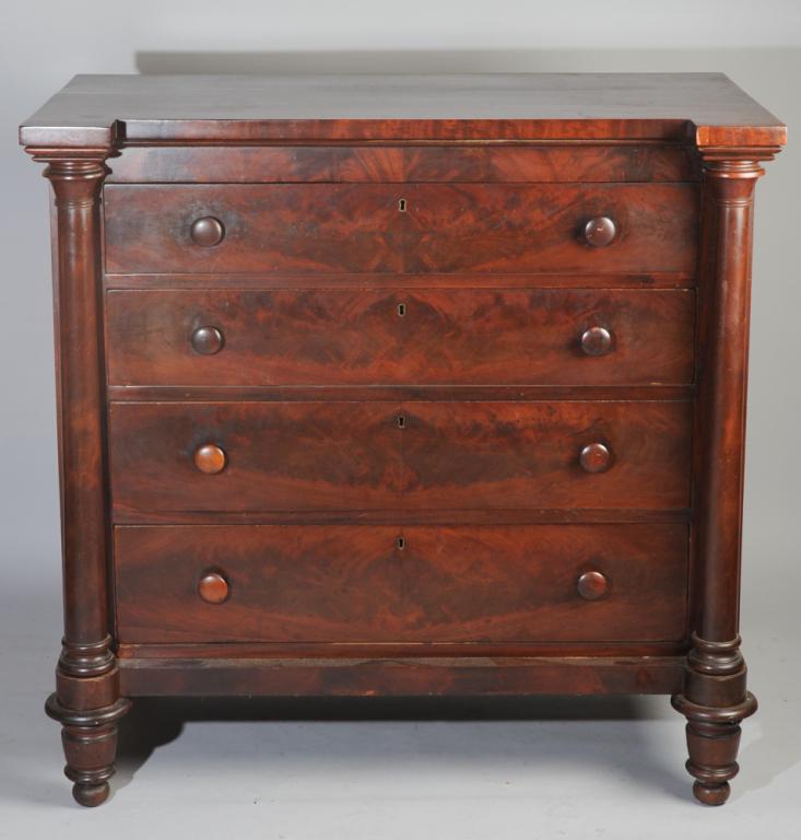 Antique Egyptian Revival Chest of Drawers (1 of 9)