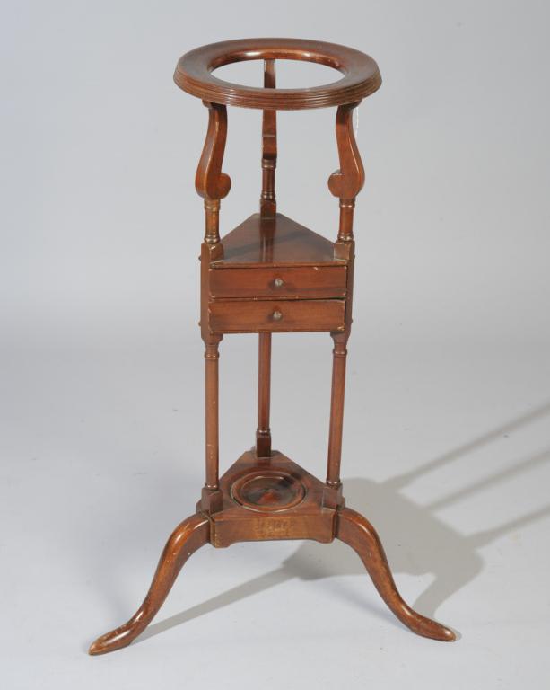 Early 20th C. Queen Anne Style Wig Stand (1 of 3)