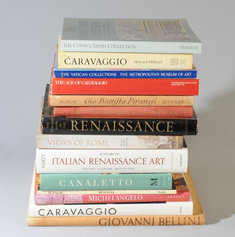 Mixed Grouping Renaissance Art Books (1 of 1)