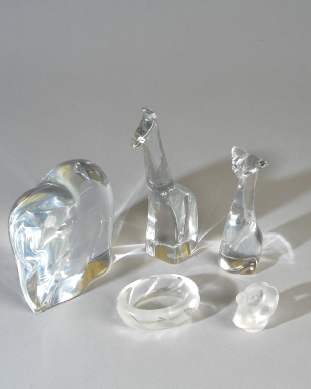 Mixed Lalique and Baccarat Grouping (1 of 3)