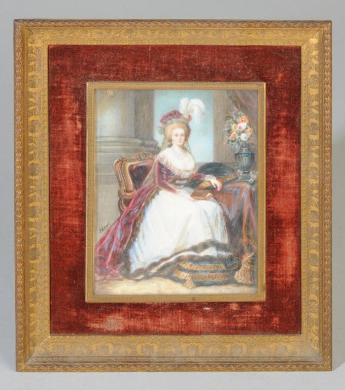 French Portrait Miniature Signed Vernet (1 of 5)