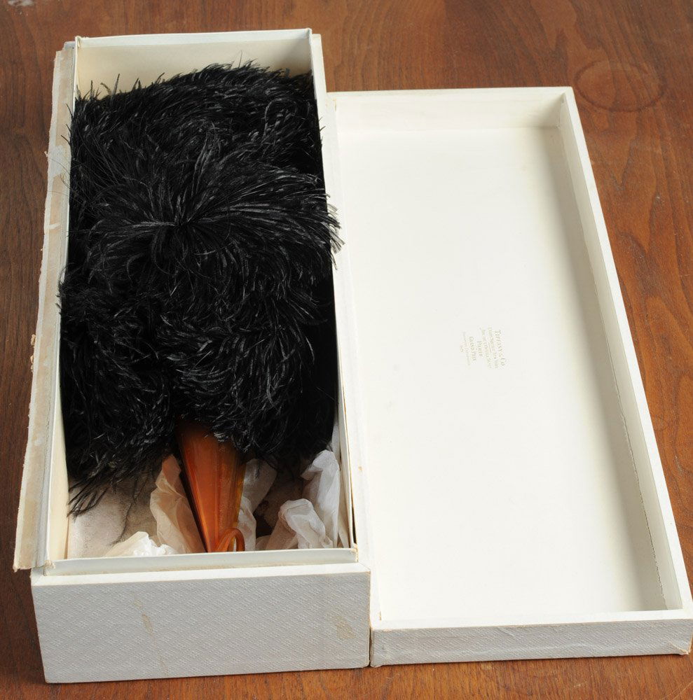 Tiffany & Co. Ostrich Fan and Original Box (1 of 7)