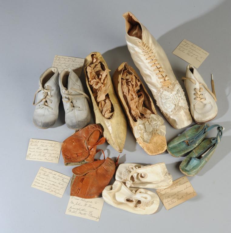 19th C. Wedding Shoes, Children's Shoes (1 of 11)