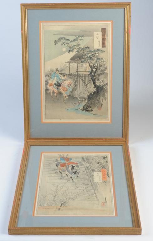 2 Ogata Gekko Japanese Woodblock Prints (1 of 4)